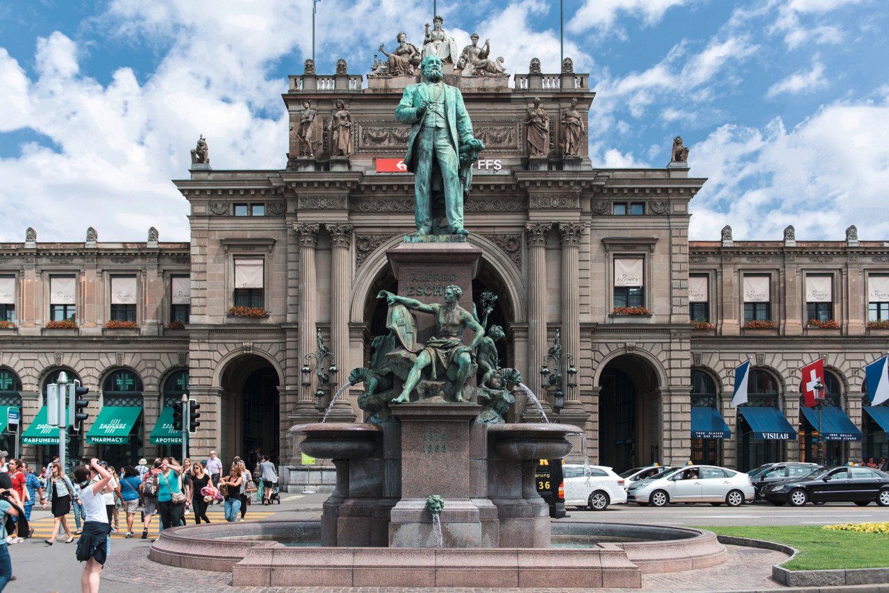 Brunnen, Gebäude