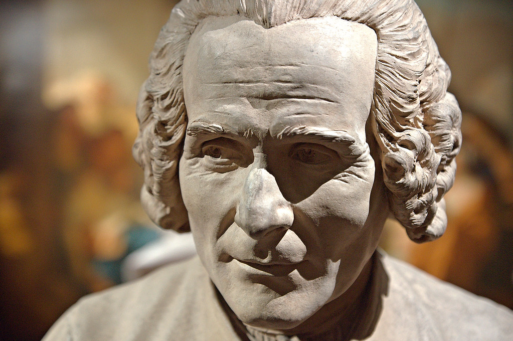 Portrait de Jean-Jacques Rousseau (détail)