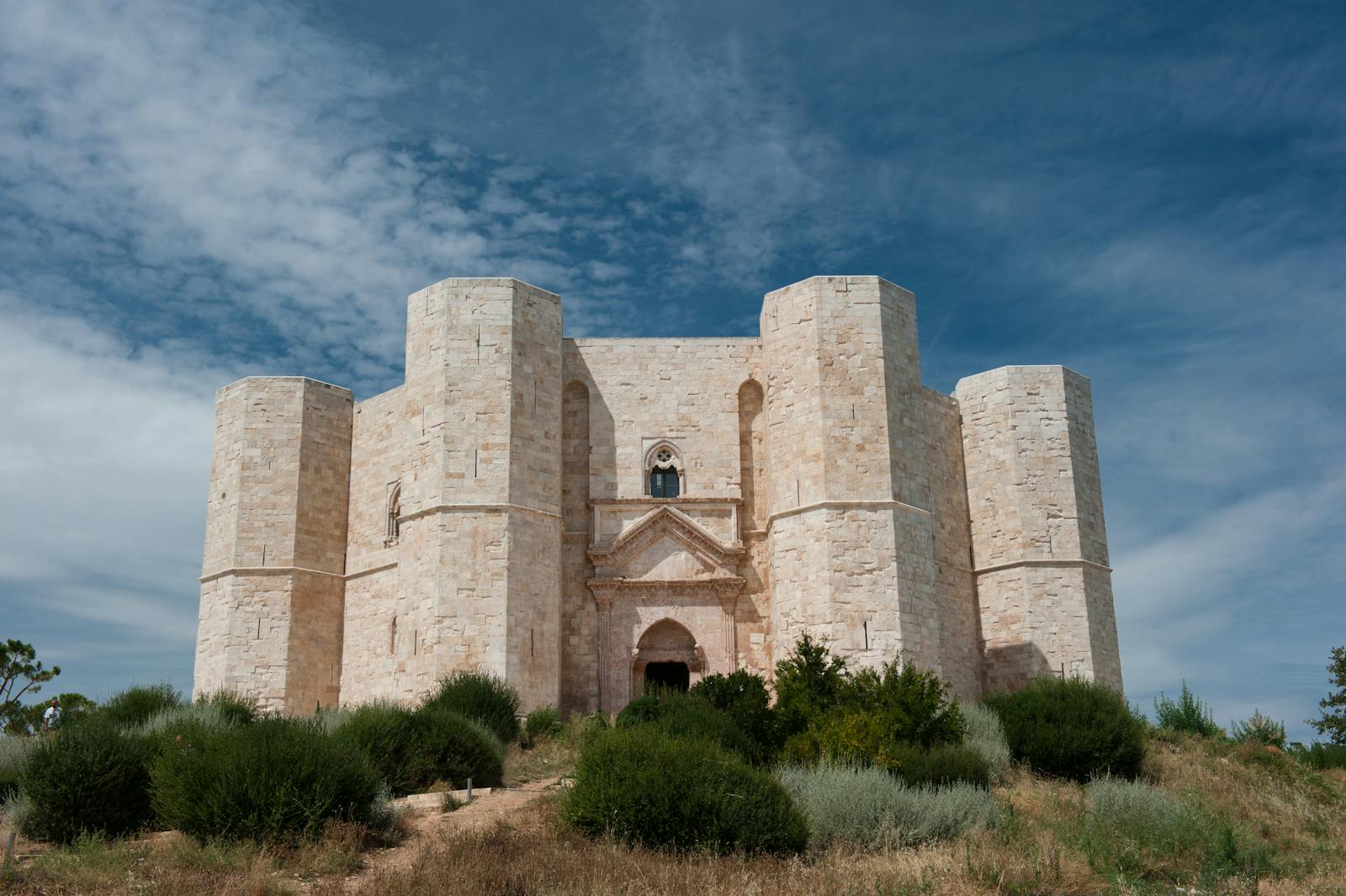 Photo by Stefano Gatti Facade of the Castel del Monte on a Hill in Andria, Apulia, Italy